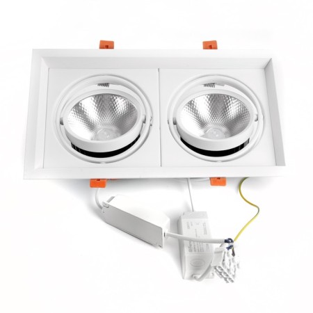 Luminous Cardaena LED LED Feron AL202, IP20, LED, 40 W, 315x175x80 mm, white color-4