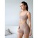 Female top on wide straps Mirey, size 48, brown color