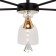 Chandelier 86505/5 E27 40W Black-gold 70x70x53 cm Bayerlux