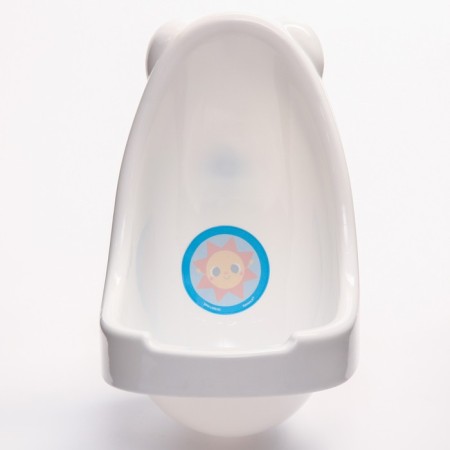 Pussar children's plastic "Sun", white color-1