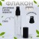 The perfume bottle "Transparent pattern", with a spray, 15 ml, black color