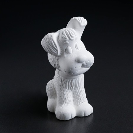 Figure for coloring "Dog sits" 12x8x8cm