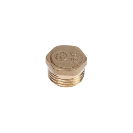 Zein plug, 1/2 ", outer thread, brass