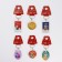 A keychain of plastic "Happiness in your hands", mix, 5 x 4 cm