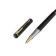 Gift Roller pen, in the leatherette case, the case is black, gold, silver
