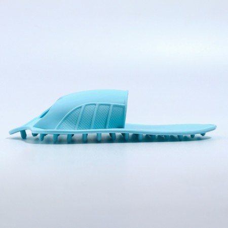 Massage - brush, anti -cellulite, 14 × 12 × 3.5 cm, blue color-11