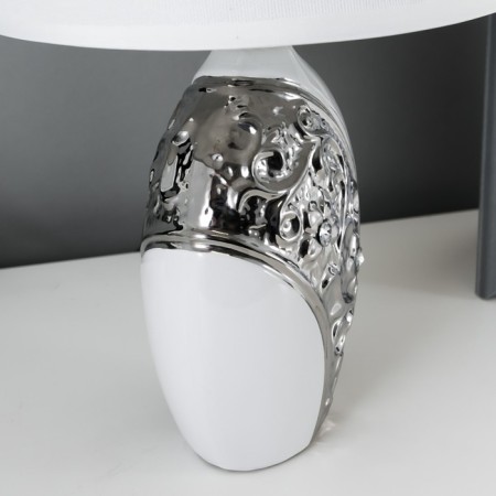 Board lamp 16516/1 E14 40W Belo-chromium 22x22x35 cm Risalux-4