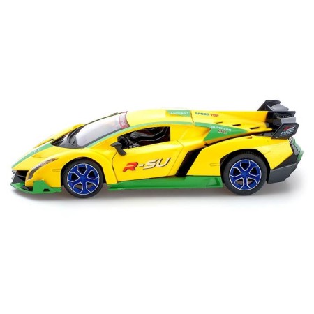 The radio -controlled "Supercar" car, works on the battery, light effects, yellow color-1