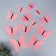 Magnet plastic "Butterfly double wings - shine" Pink set 12 pcs