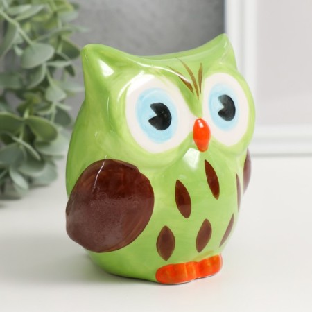 Копилка керамика "Филин арбузик" 10,6х9,5х11,8 см-1
