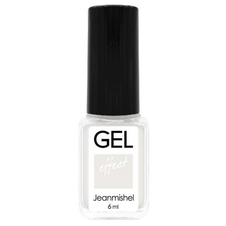 Nail polish with gel effect, jeanmishel, tone 101, white, 6 ml-3