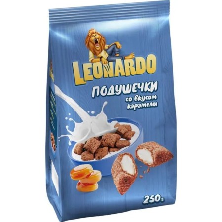 Ready breakfast "Leonardo", pads, with the taste of caramel, 250 g