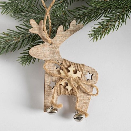 New Year's Suspension Eco "Deer", 10 x 8 x 1.3 cm-2