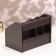 Organizer 6 sections, box, striped tree, 22x15x16 cm