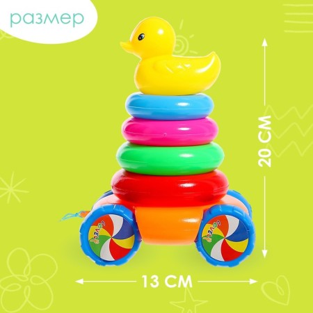 Pyramid "Duck on the Tail", 4 rings-1
