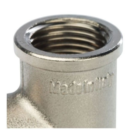 The STOUT SFT -0020-000012, 1/2 ", internal/internal thread, nickelled brass-4