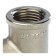 The STOUT SFT -0020-000012, 1/2 ", internal/internal thread, nickelled brass