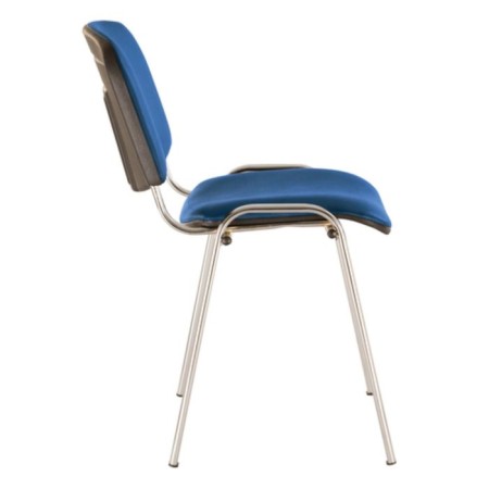 Stool for staff and visitors to Brabix ISO CF-001, chrome frame, leatherette-2