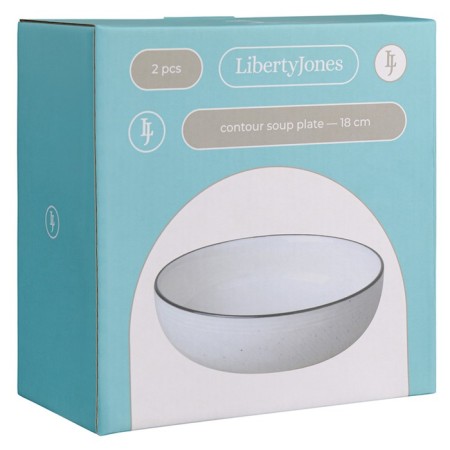A set of deep plates Liberty Jones Contour, D = 18 cm, 2 pcs-4