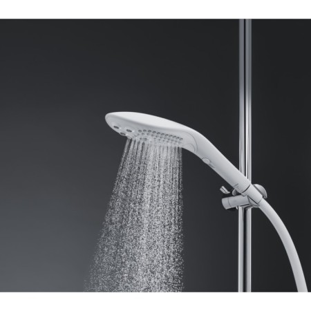 Shower noman Woman wave white-10