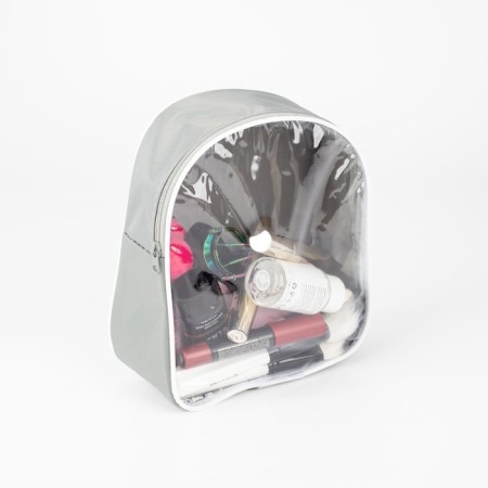 Lightning cosmetic bag, gray color-3
