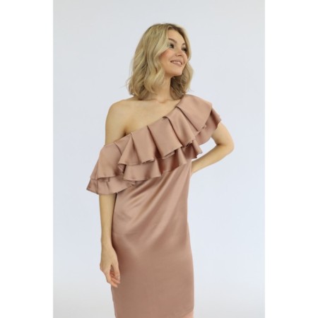 Dress with a stream on one shoulder, size 48-3