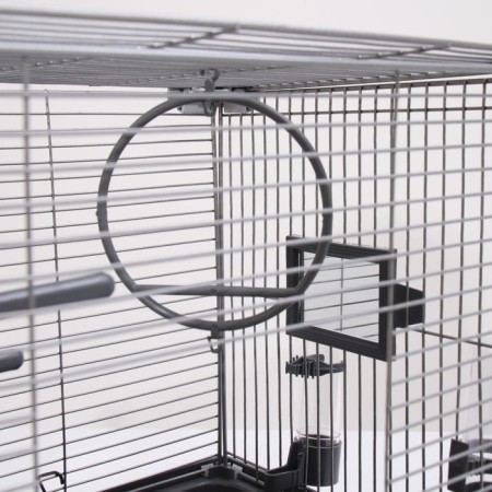 Birds Cell "Piggers" No. 100, collapsible, 42 x 30 x 37cm (staff.) Gray-9