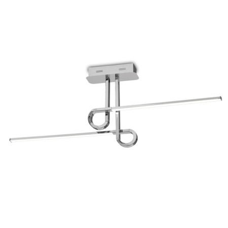 Ceiling chandelier Mantra Cinto, Led, 1600lm, 3000k, 960x85x360 mm, chromium color