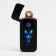 Electronic lighter "Real Gentleman", spiral, 7.3 x 3 cm, from USB, black
