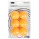 Table tennis ball 40 mm, set 6 pcs., Orange color