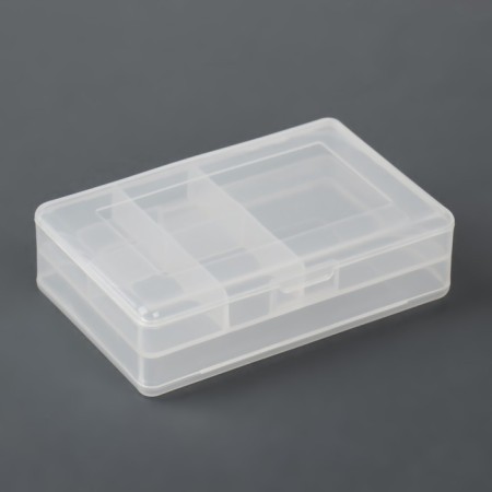 Organizer for storage, with a lid, bilateral, 10.2 × 7 × 3.2 cm, white color-4