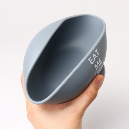 Baby plate, on the suction cup 350 ml., M&B, 12x8x5, gray-5