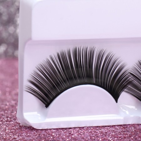 Eyelashes “individuality”, without glue, black color-2