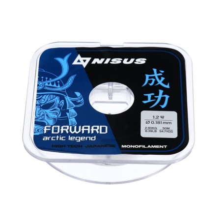 Nisus Forward Arctic Legend, diameter 0.181 mm, test 2.9 kg, 50 m, Nylon Transparent