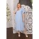 Women's dress, size 54, blue color