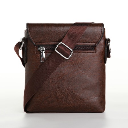Male bag, brown color-3