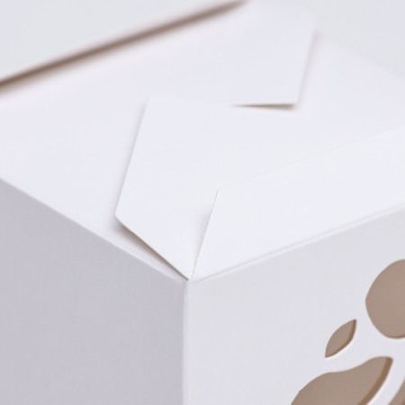 Box under the cake, white, 9 x 9 x 11 cm-2