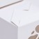 Box under the cake, white, 9 x 9 x 11 cm