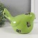 Pig a piggy bank Ceramics "Green Sparrows" 18.8 11.9x13 cm