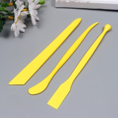 Tools for modeling and giving a set 3 pcs plastic 18 cm mix-1