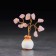 Souvenir "Tree of love. Pink quartz", natural stone, 7 x 3 cm