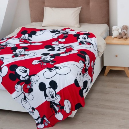 Plaid "Mickey Mouse" 1.5 joint venture, 140x210 cm, 100% p/e