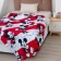 Plaid "Mickey Mouse" 1.5 joint venture, 140x210 cm, 100% p/e