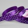 Satin ribbon "Golshek", 15 mm × 23 ± 1 m, purple color No. 154