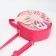 Baby backpack on lightning, bright pink color