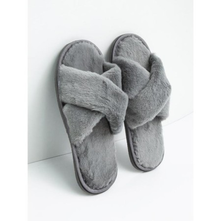 Slippers Women's Cross open nose, size 36-38, color graphite-1