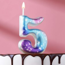 Candle for cake the number 