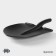 Porcelain dish for feeding Magistro Carbon "Bubble", 35.5 × 20.2 cm, black color
