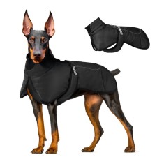 Popon for large dogs, membrane fabric, size XL (DS 35, Osh 38, OG 56-66 cm), black 1057221