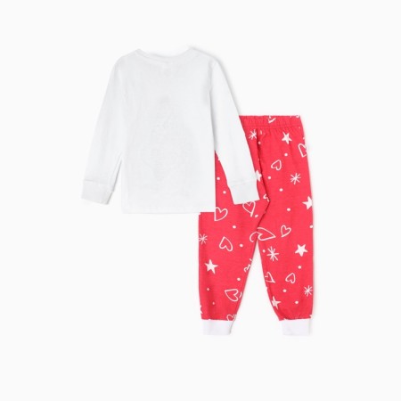 New Year. Pajama Children's NG Penguin, white/red color, height 110-5